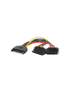 Cable alimentacion lanberg sata macho 2x