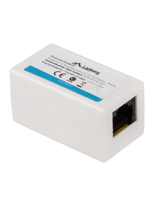 Adaptador cat6 lanberg utp rj45 hembra