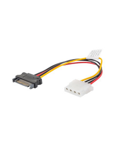 Cable alimentacion lanberg molex hembra sata