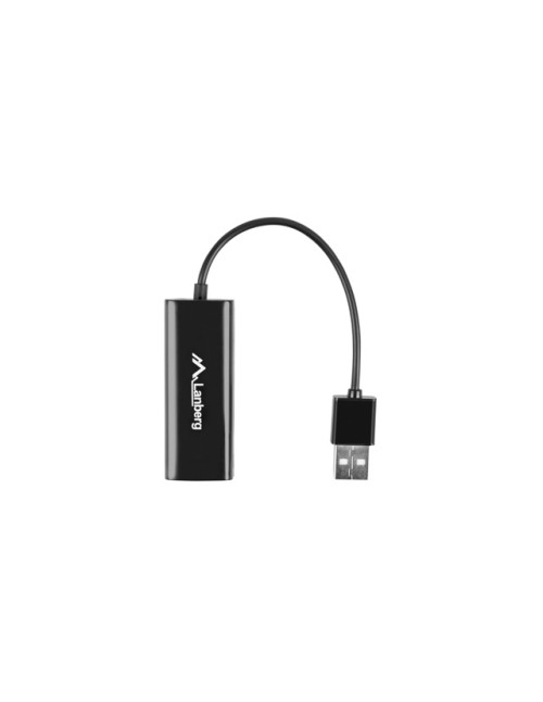 Adaptador usb lanberg 2.0 ethernet rj45