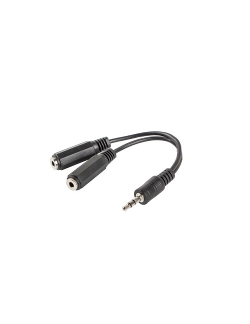 Adaptador lanberg jack stereo macho a