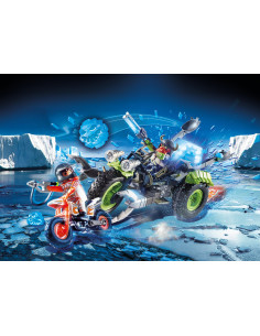 Playmobil espias rebeldes del artico triciclo
