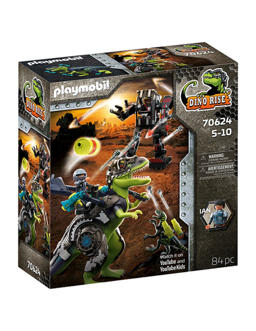 Playmobil t - rex: batalla los gigantes