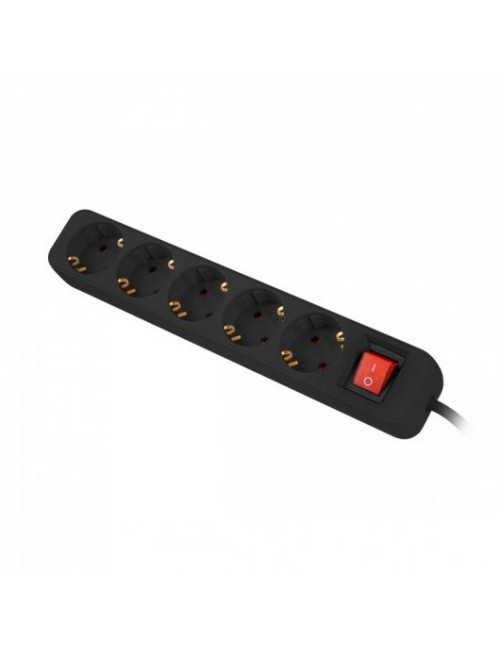 Regleta lanberg 5 tomas schuko con