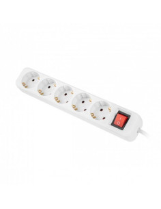 Regleta lanberg 5 tomas schuko con