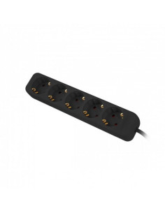Regleta lanberg 5 tomas schuko negra