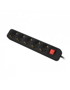 Regleta lanberg 5 tomas schuko con