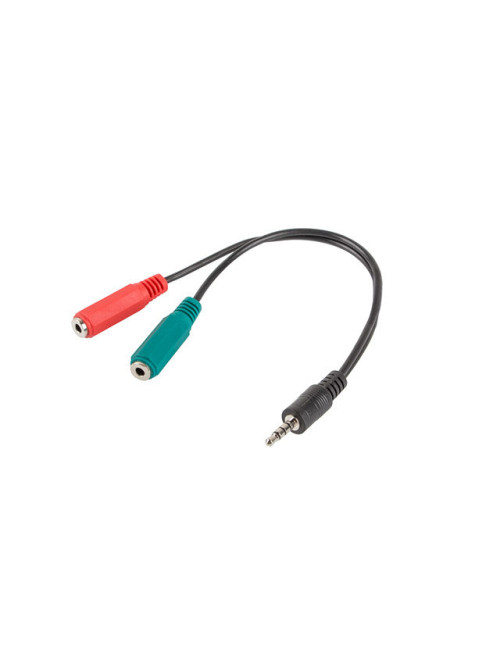 Adaptador lanberg minijack 3.5mm m 4pin
