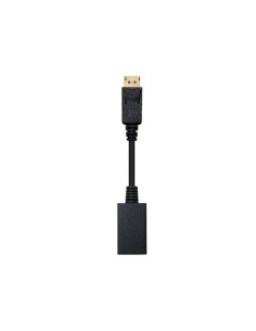 Adaptador displayport a hdmi nanocable macho - hembra