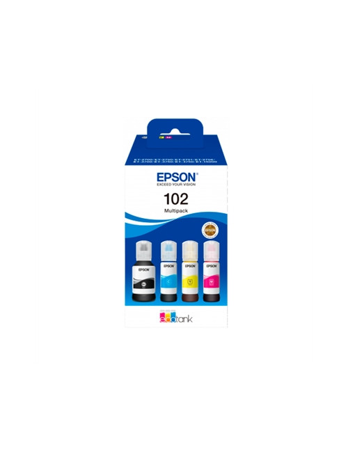 Multipack botellas tinta epson ecotank 102