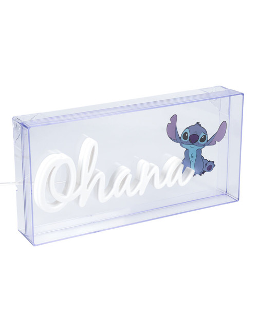 Lampara led neón paladone stitch ohana