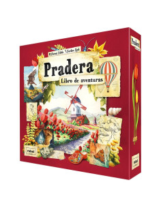 Juego mesa pradera: libro aventuras