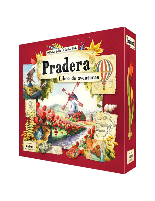 Juego mesa pradera: libro aventuras