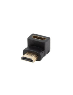 Adaptador hdmi 4k lanberg macho - hembra angulo