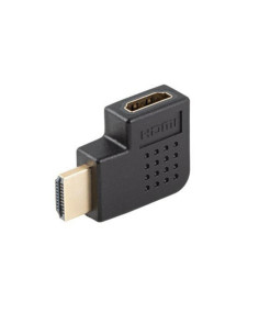 Adaptador hdmi 4k lanberg macho - hembra angulo