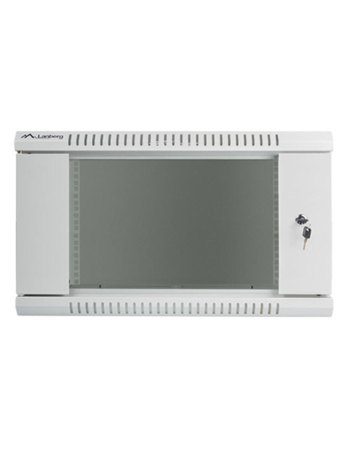 Armario lanberg 19 pulgadas 6u 600x450 gris