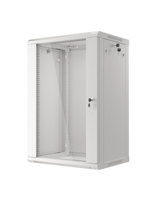 Armario lanberg 19 pulgadas 18u 600x450 gris