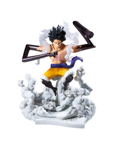 Figura banpresto one piece senkozekkei - monkey d.luffy