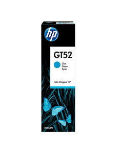 Botella hp tinta gt52 cian