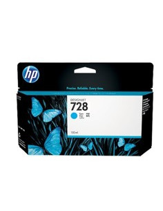 Cartucho tinta hp f9j67a cian nº728