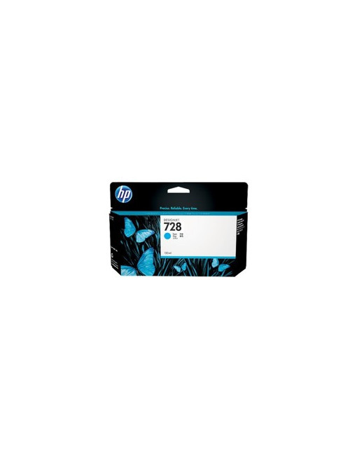 Cartucho tinta hp f9j67a cian nº728