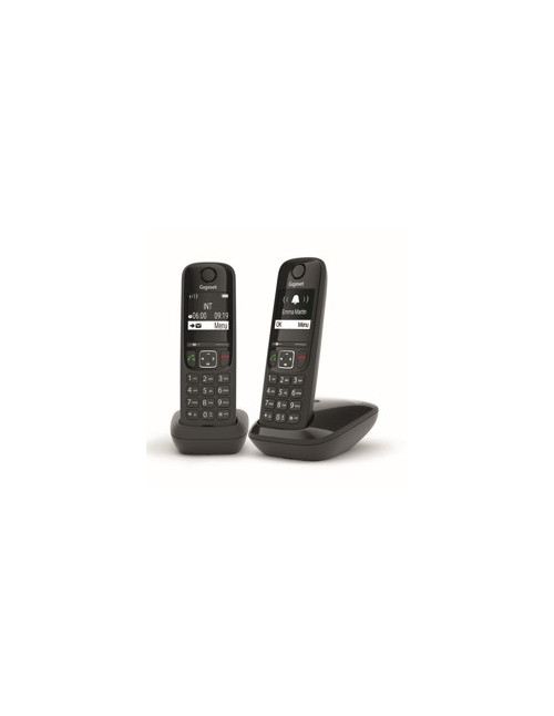 Telefono inalambrico gigaset as690 duo negro