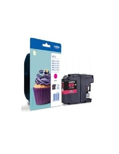 Cartucho tinta brother lc123m magenta 600