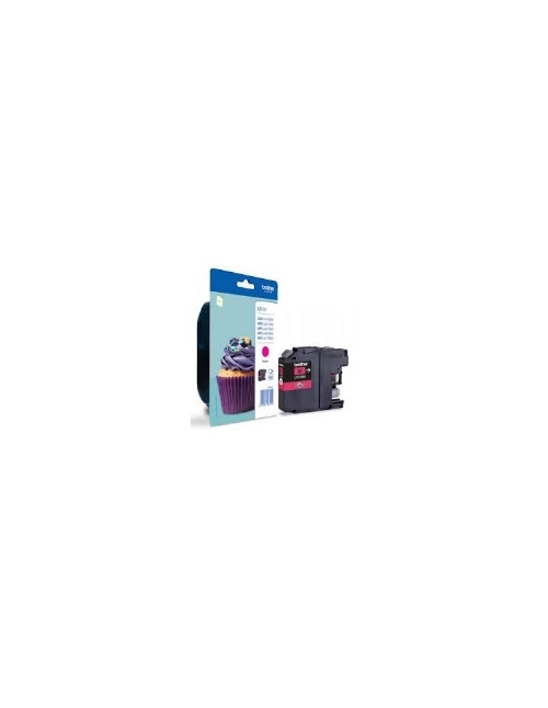 Cartucho tinta brother lc123m magenta 600
