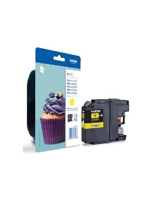 Cartucho tinta brother lc123y amarillo 600