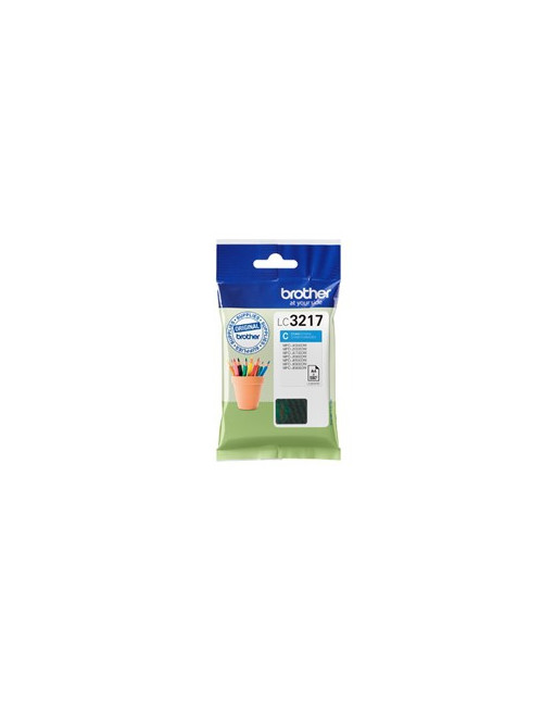 Cartucho tinta brother lc3217c cian 550