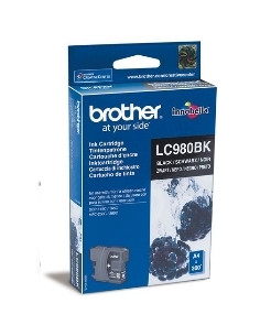 Cartucho tinta brother lc980bk negro 300