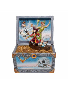 Figura enesco disney peter pan cofre