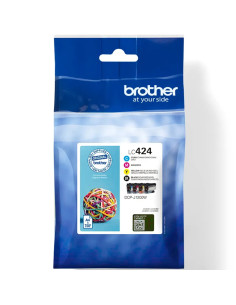 Pack cartuchos tinta brother lc424val negro