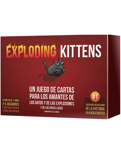Juego mesa exploding kittens pegi 7
