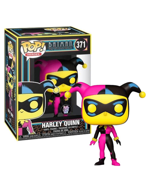Funko pop dc black light harley
