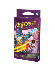 Juego mesa keyforge mundos en colision