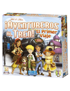 Juego mesa ¡aventureros al tren! el