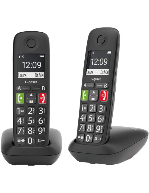 Telefono fijo inalambrico gigaset e290 duo