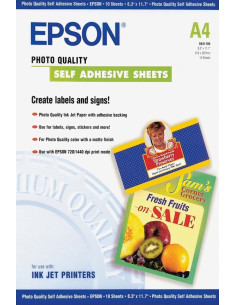 Papel epson autoadhesivo especial hq a4