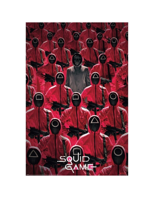 Poster el juego del calamar miembros
