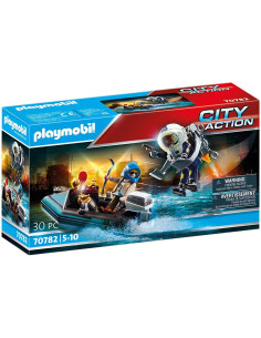 Playmobil policia mochila propulsora: detencion del
