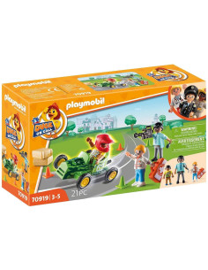 Playmobil duck on call accion ambulancia