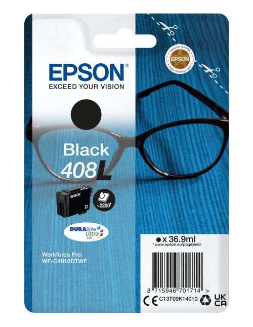 Cartucho tinta epson 408l negro durabrite