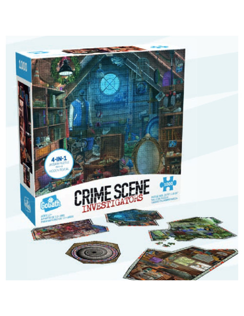 Juego mesa crime scene: surtido