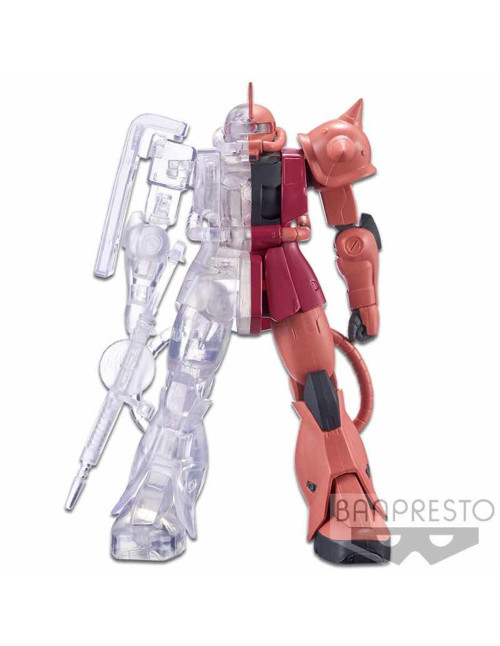 Figura banpresto zaku char's custom mobile