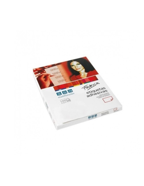 Etiquetas adhesivas sprinjet 100 hojas a4