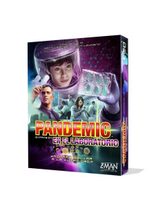 Juego mesa pandemic en el laboratorio