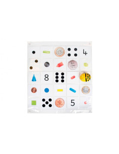 Tapete bee - bot tts transparente grid mat