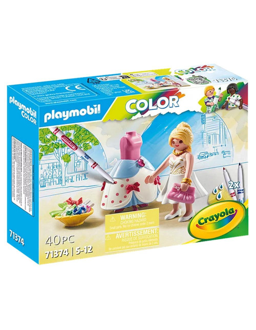 Playmobil color diseñadora moda