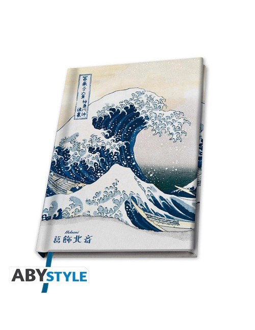 Cuaderno notas a5 abystyle hokusai la